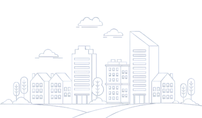 Real estate cityscape